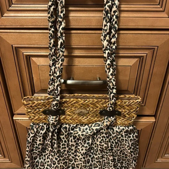 Cappelli Straworld Bags Cappella Straworld Leopard Print Purse